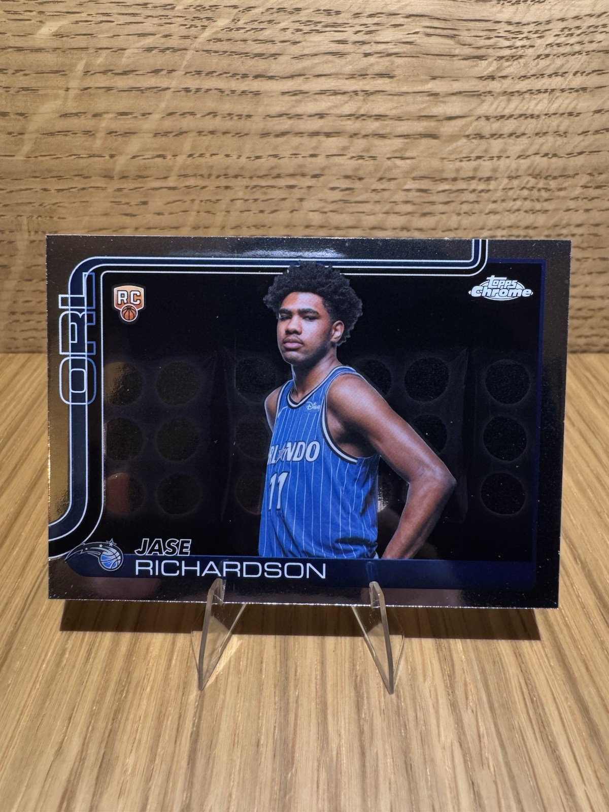 2025-26 Topps Chrome Jase Richardson Rookie RARE IMAGE VARIATION Orlando Magic
