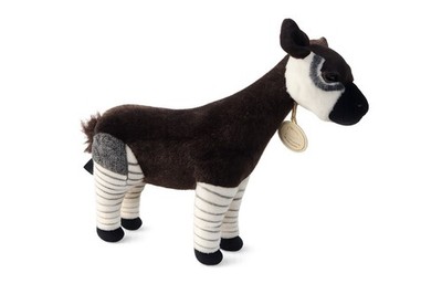 Aurora 1996 Plush Okapi Safari Animal 15  Handcrafted Rare EUC Vintage
