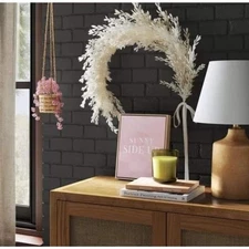 Threshold 22” Pampas Grass Botanical Ring Wreath Home Decor – NEW