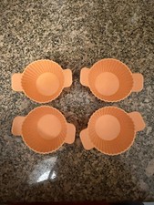 4Pcs Silicone Cake Muffin Cupcake Liners Reusable Baking Cups Chocolate Molds