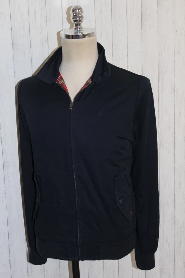 Chaqueta estilo bombardero azul Merc para hombre talla S Foto 4 de 4