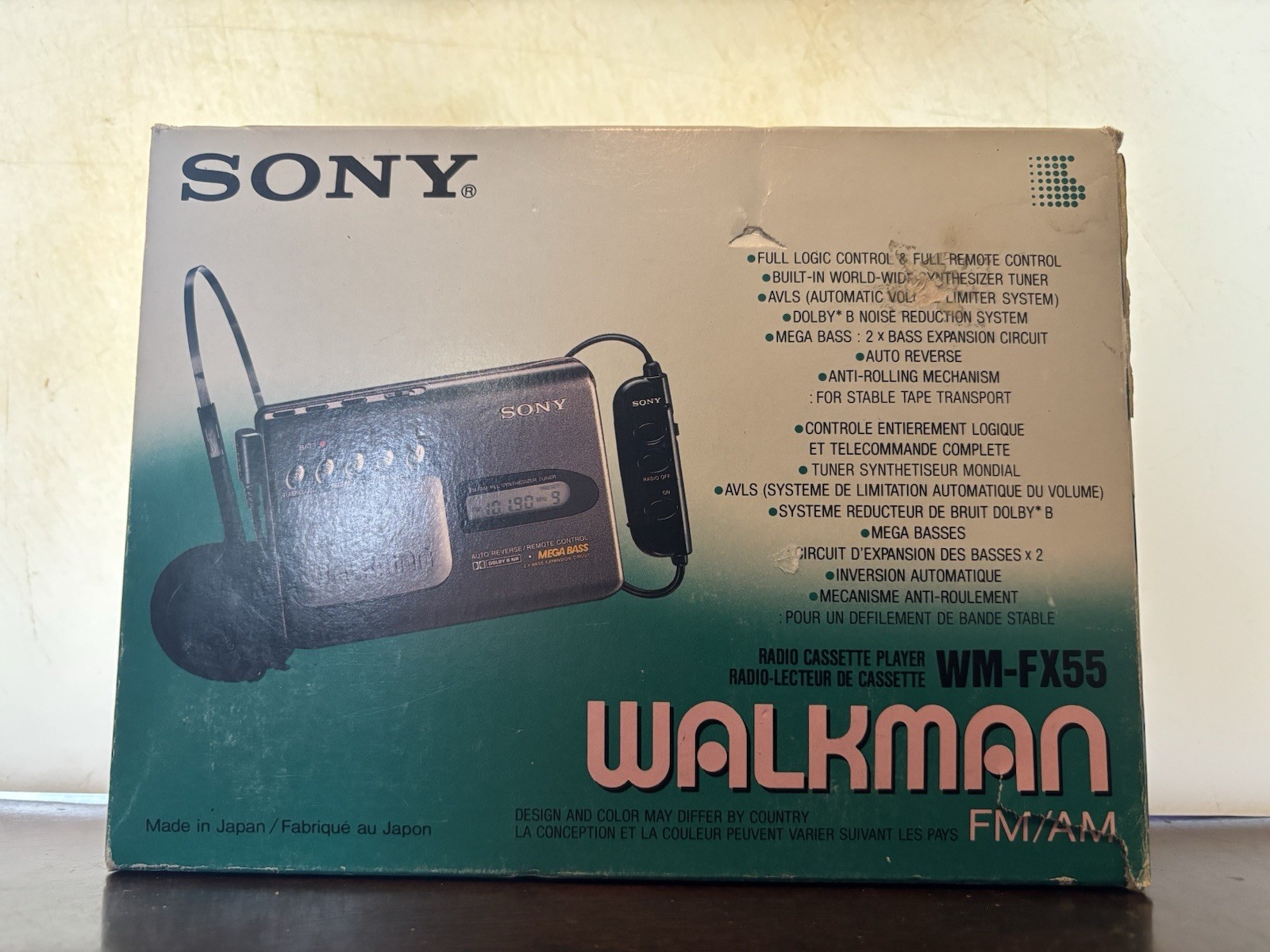 Sony Walkman WM-FX55 Mega Bass Portable Cassette Player  