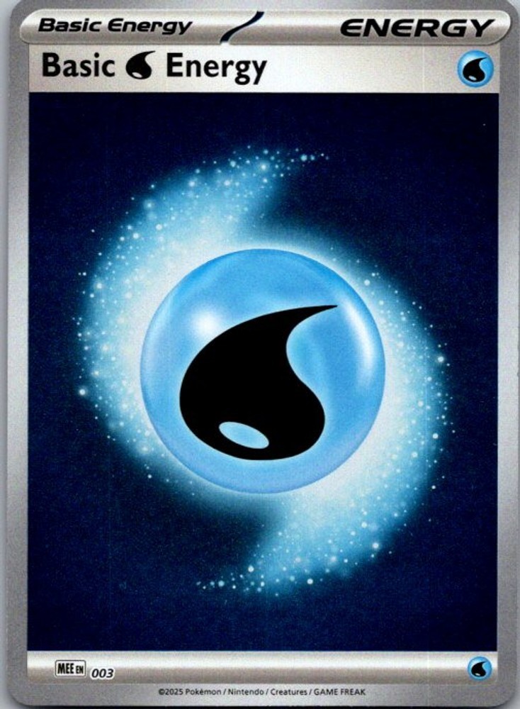 Basic Water Energy Common MEE: Mega Evolution Energies 3 Near Mint