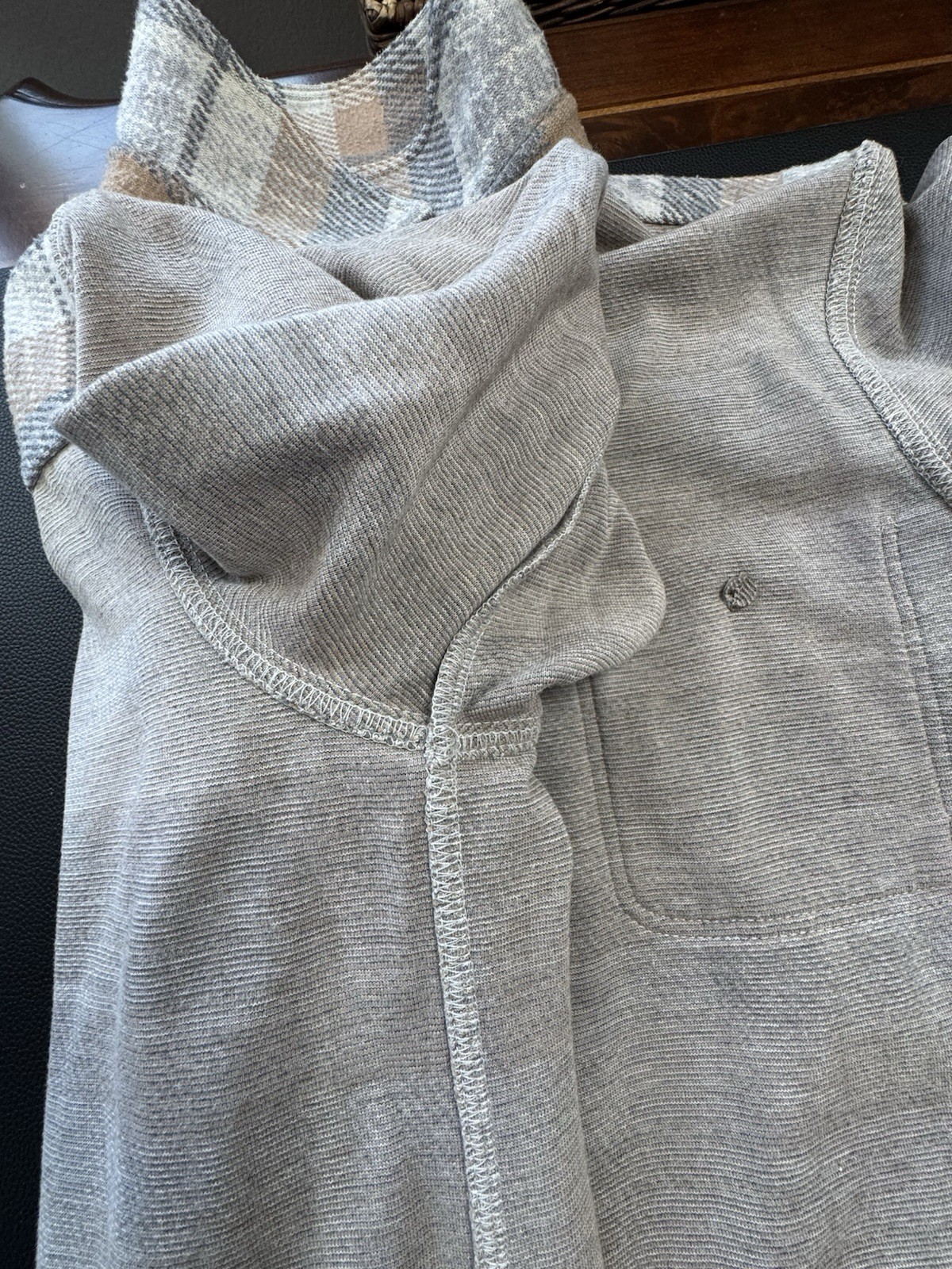 Faherty Button Down Plaid Shirt - Stretch Knit - … - image 6