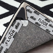 GORILLA GRIP Rug Gripper Pads Keep Area Rugs Corners from 8 Pack, Black