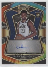 2020 Panini Select Rookie Signatures Tie-Dye Prizm /25 Udoka Azubuike Auto 0hl