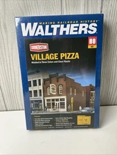 Village Pizza Walthers Cornerstone Model Railroad building kit 933-3469