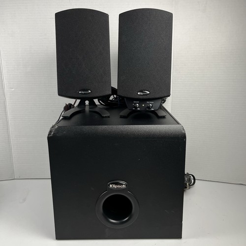 Klipsch ProMedia 2.1 THX Certified PC Desktop Computer Speaker System - Black