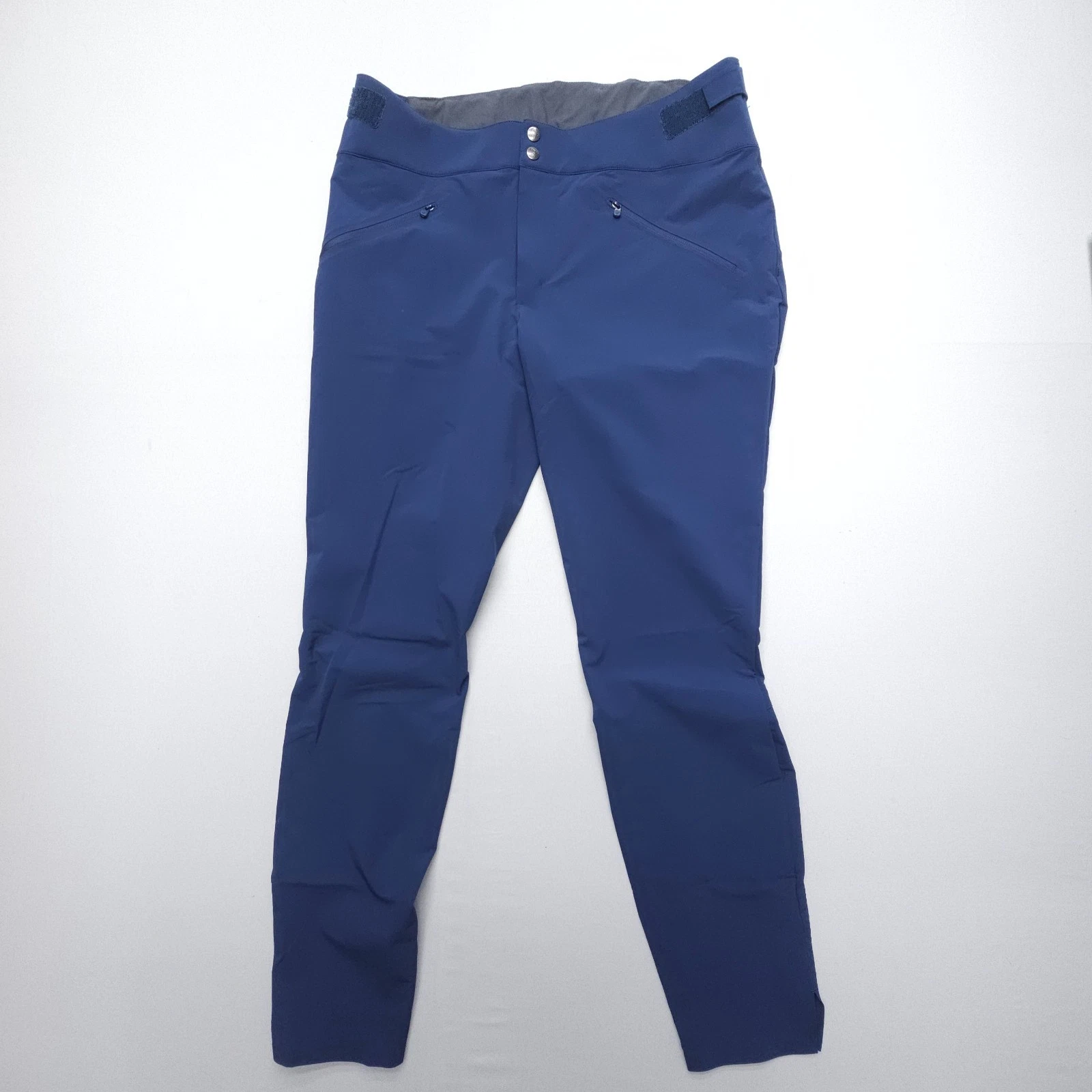 Norrona Falketind Flex1 Slim Pants Womens XL Blue Hiking Technical Softshell EUC