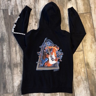 Trans-Siberian Orchestra Hoodie Mens Sz M Zip Up Dragon Guitar Greg Hildebrandt