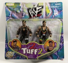 WWF 1998 2 Tuff 2 Kama Mustafa D’Lo Brown Jakks Bone Crunching Action 2 Pack