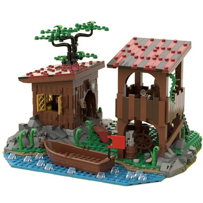 A Small Camp Building Toys Set Expansion for Castle 754 Pieces MOC