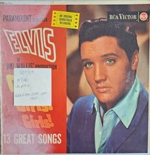 Elvis Presley Girls! Girls! Girls Vinyl Record LP VG+/G+ RD7534 1962