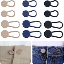 12PCS Button Extenders for Jeans, Pants Waist Button Extender for Women Men