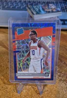 2020-21 Panini Donruss Optic - Rated Rookie Jalen Smith #160 Blue Velocity Prizm