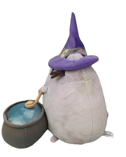 RARE GUND Halloween Pusheen Witch & Light Up Cauldron Plush 2018 - Picture 6 of 21