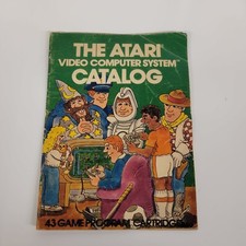 The Atari Video Computer System Catalog 43 Game Program Cartridges 1981 Brochure