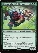 GROUNDCHUCK  DIRTBAG x1 mtg NM-M Teenage Mutant Ninja Turtles 1 Rare