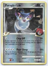 Purugly G 88/127 Platinum Base Set Team Galactics Reverse Holo Pokemon Card HP