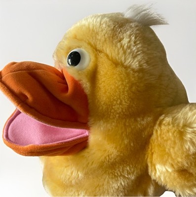 Dan Dee Collector s Choice Yellow Duck Plush Puppet Sing Quacks to Old MacDonald