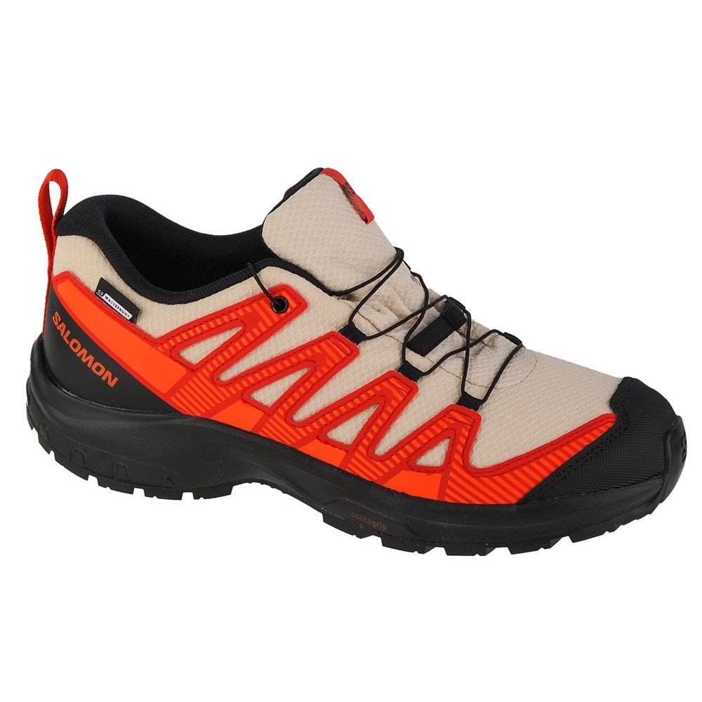 Scarpe Da trekking Bambini Salomon XA Pro V8 Cswp J 471261 Crema Arancione