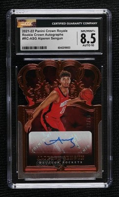 2021 Panini Crown Royale Rookie /99 Alperen Sengun #RC-ASG CGC 8.5 Auto RC 1uw6