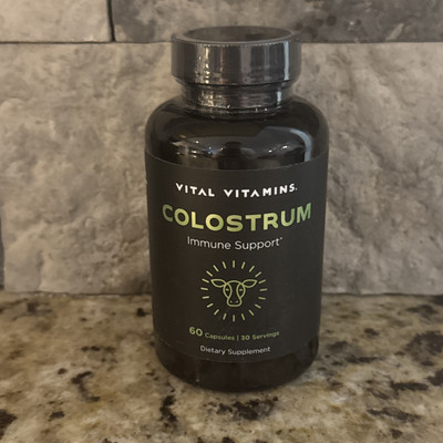 Vital Vitamins Colostrum Supplement Complex - with Vitamin C, Zinc, & Selenium