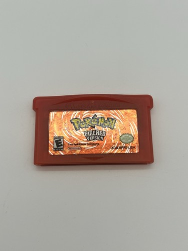 Pokemon Feuerrote Version Nintendo GBA (AUTHENTISCH, Cartridge spart & Batterie funktioniert - Bild 2 von 4