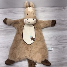 Douglas Baby Star Pony Small Plush Brown Horse Lovey Soft Clean
