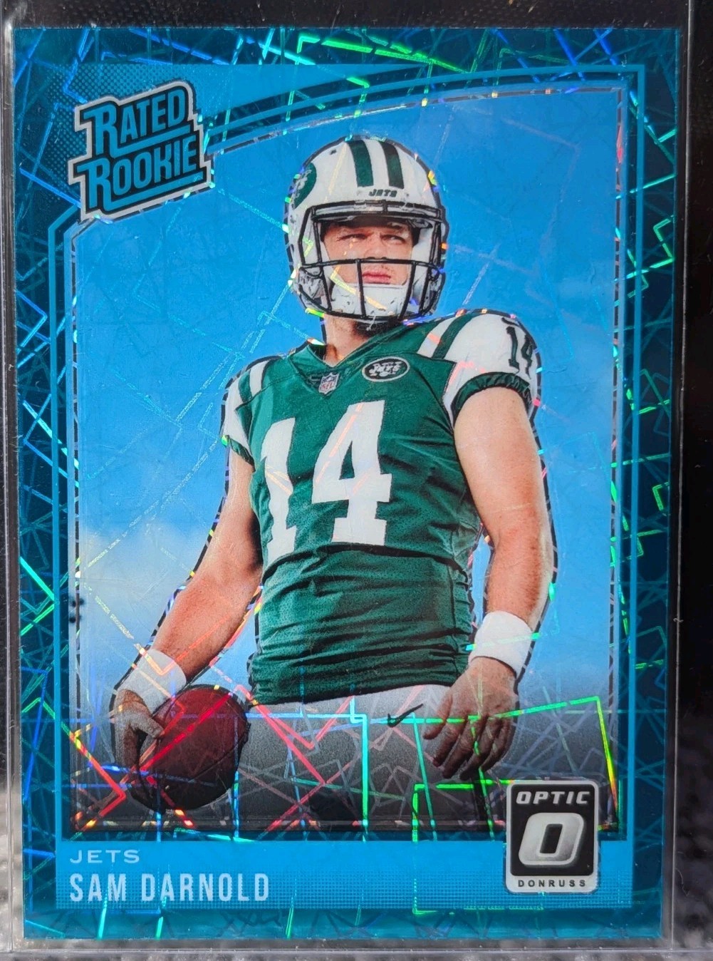 2018 Optic Sam Darnold Rated Rookie Teal Velocity RARE SSP RC - Seattle Seahawks