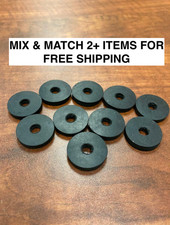1" OD x 1/4" ID x 3/16" Thick 10 Pack Oil Resistant Neoprene Rubber Washer