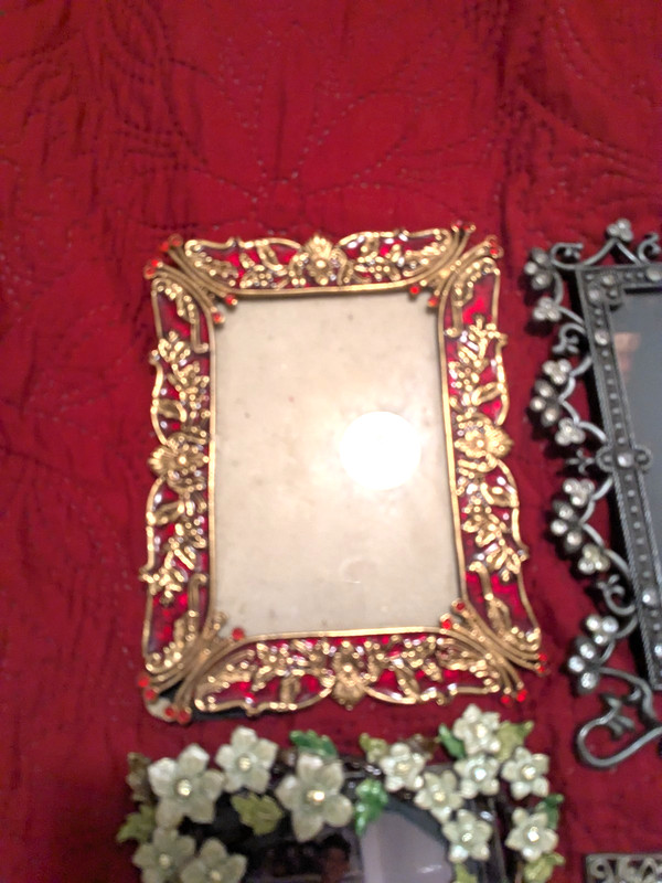 FIVE SUPER ORNATE MINIATURE PORTRAIT FRAMES BEAUTIFUL!