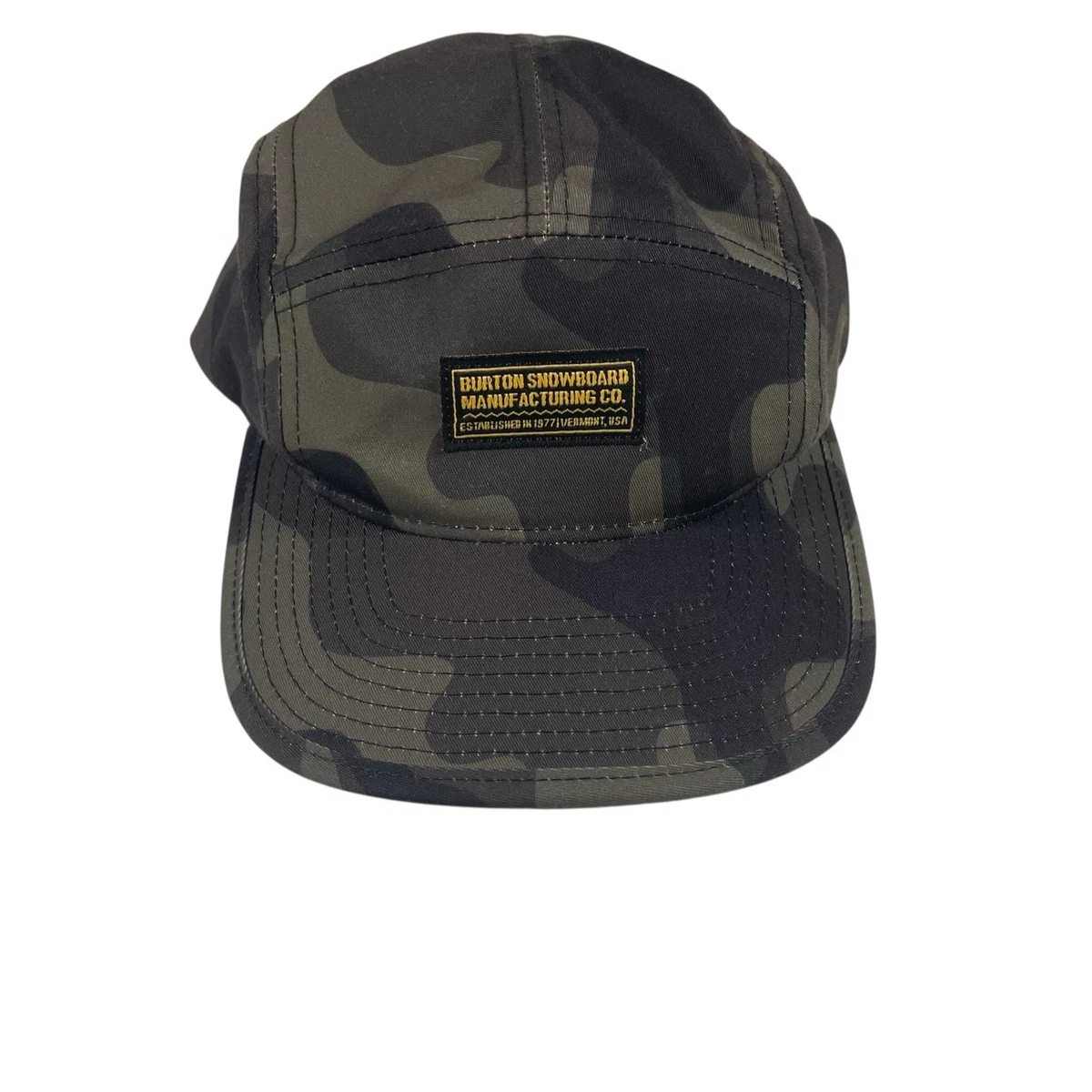 Burton M/L Olive Green Field Cap with Black Trim Burton Tap Line Hat | Burton.com Winter 2021 US main image 4