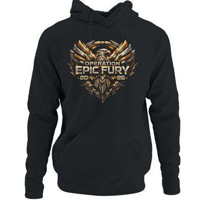 Operation Epic 2026 Eagle Emblem Men's Hoodie