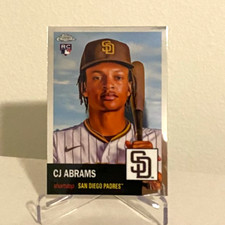 2022 Topps Chrome Platinum #257 CJ Abrams Rookie Card RC San Diego Padres STAR