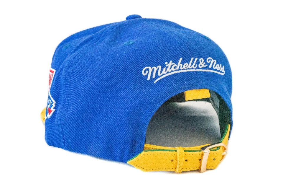 Mitchell & Ness Golden State Warriors Script Draft Day Python Hat-Just Don Style - Image 2 of 4