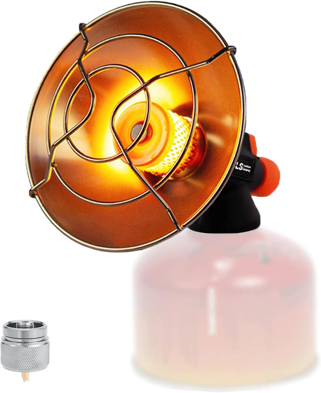 Portable Camping Heating Propane/Iso Butane Heater Electronic Ignition Fuel Head