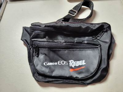 Vintage 90 s Canon EOS Rebel Fanny Pack Camera Zipper Bag Case Rare 1990 s