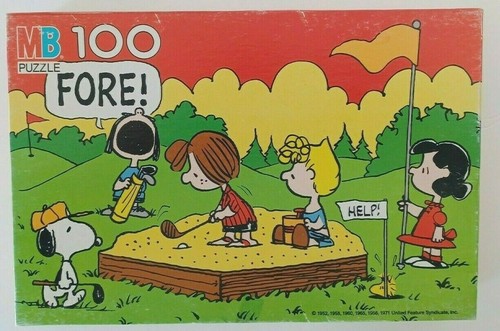 Peanuts Golf 100pc Puzzle 4362-2 Sally Lucy Marcy Snoopy Woodstock Pepmint Paddy - Picture 9 of 12