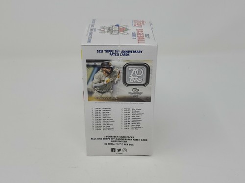 2021 Topps Series 2 Baseball MLB Blaster Box Exclusive Royal Blue Base Parallels - Picture 2 of 4