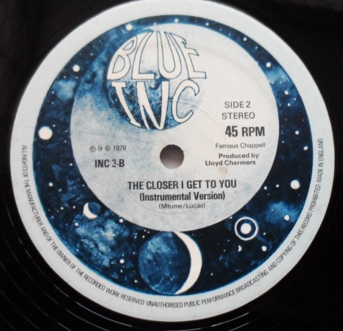 LLOYD CAMPBELL & SARA LEE - THE CLOSER I GET TO YOU 12" VINYL 1978 INC3 *G+/G* - Picture 4 of 4