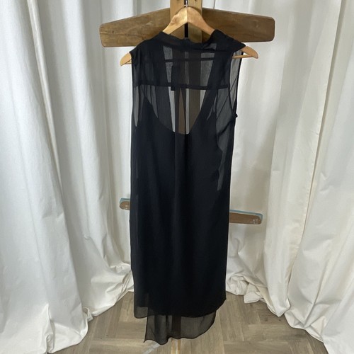 Vestido River Island 14 Negro Neo Clásico Noche Navidad Fiesta Vestido Nuevo con Etiquetas - Imagen 5 de 7