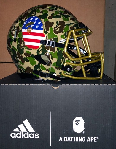 Riddell x BAPE Football Helmet Camo 