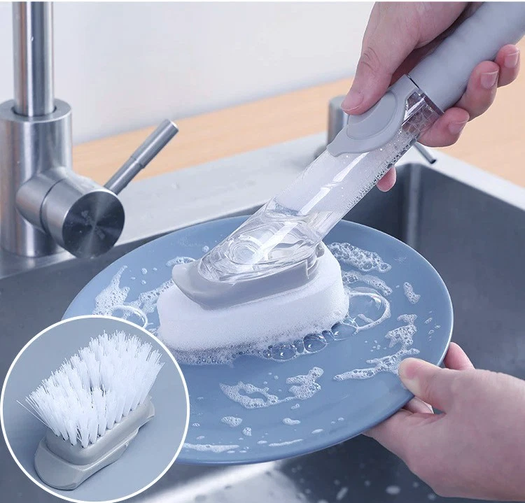 Cheap Long Handle Cleaning Brush Kitchen Easy Dish Washing