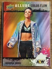 2022 AEW Serena Deeb FULL RAINBOW ACHIEVEMENT ALLURE Color Flow #86227
