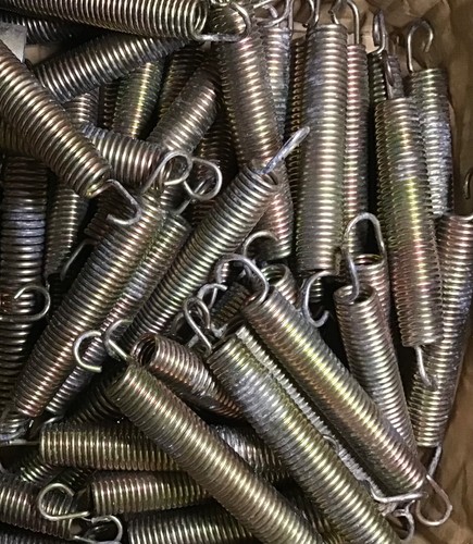 Lot of 12 pieces 6.5-inch Steel Trampoline Springs used