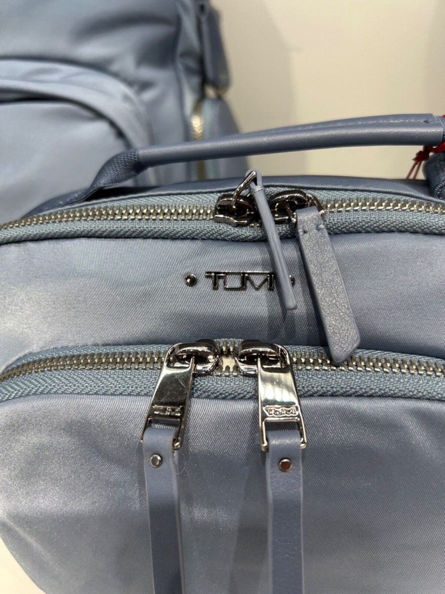 【美品】TUMI VOYAGUER ナイロン　スリングバッグ　ブルーグレー 美品】TUMI VOYAGUER ナイロン スリングバッグ ブルーグレー