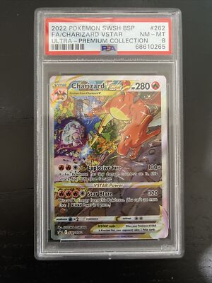 2022 Pokemon Ultra Premium Collection Charizard VSTAR #SWSH262 PSA