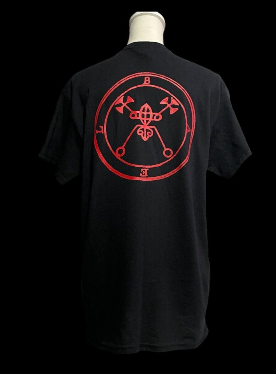 T shirt Bael piccola a 2 extra large taglie sigillo occulto demoni Goetia Salomon
