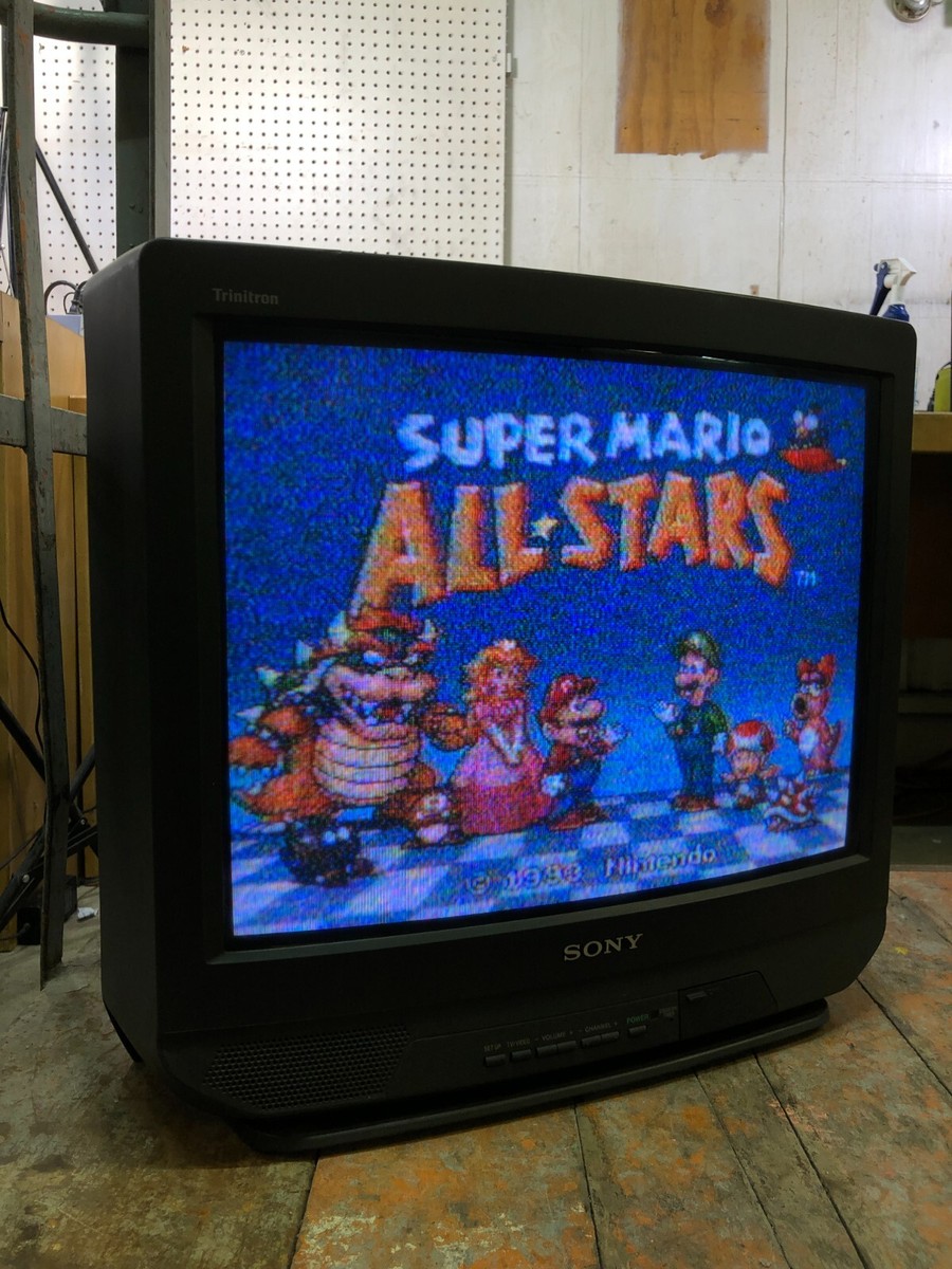【動作確認済】希少品 SONY Trinitron 1999年製 /テレビ Vintage 1999 Sony Trinitron KV-20M42 20